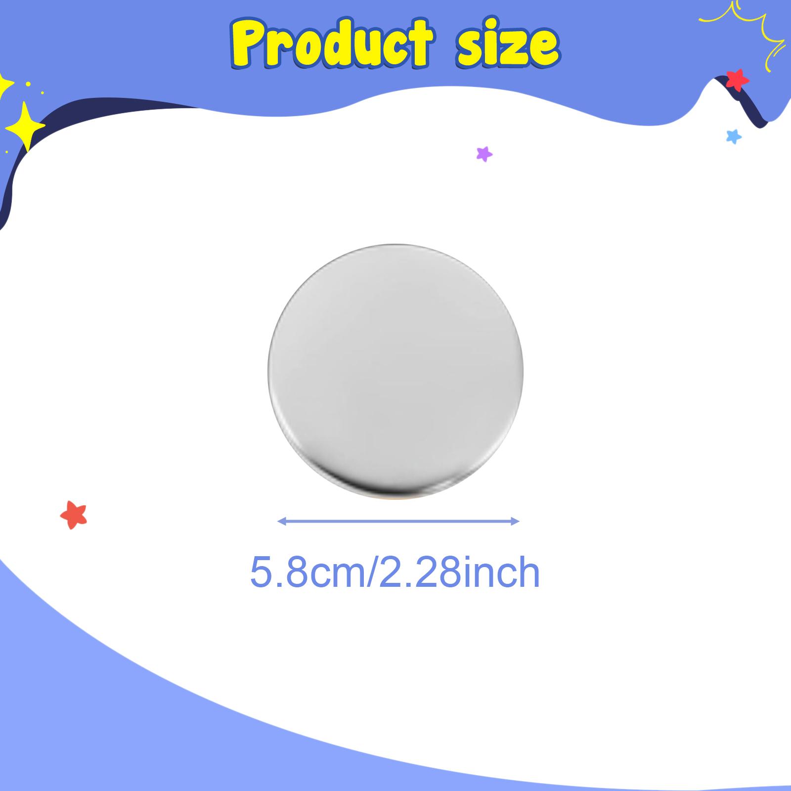 Button Badge Blank - مجموعة أدوات صنع شارات الأزرار المعدنية