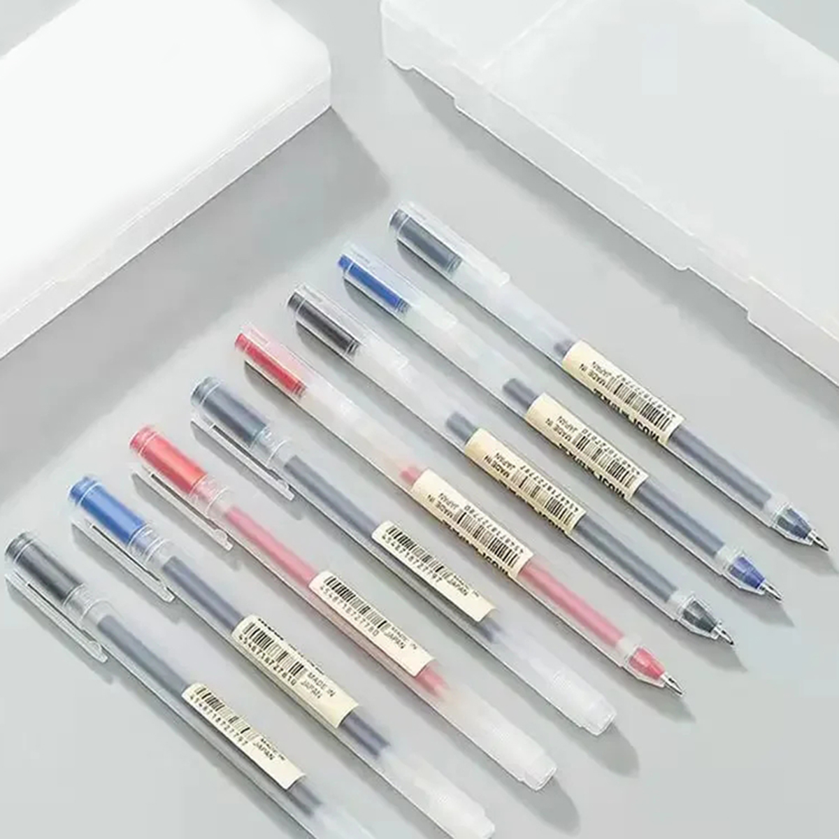 Muji Stationery Gel Pen - 3-6 قطعة/المجموعة 0.38 مللي متر Kawaii