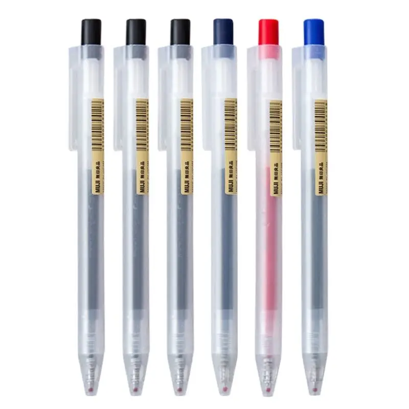 Muji Stationery Gel Pen - 1/3 قطعة/المجموعة Kawaii MUJIs هلام القلم