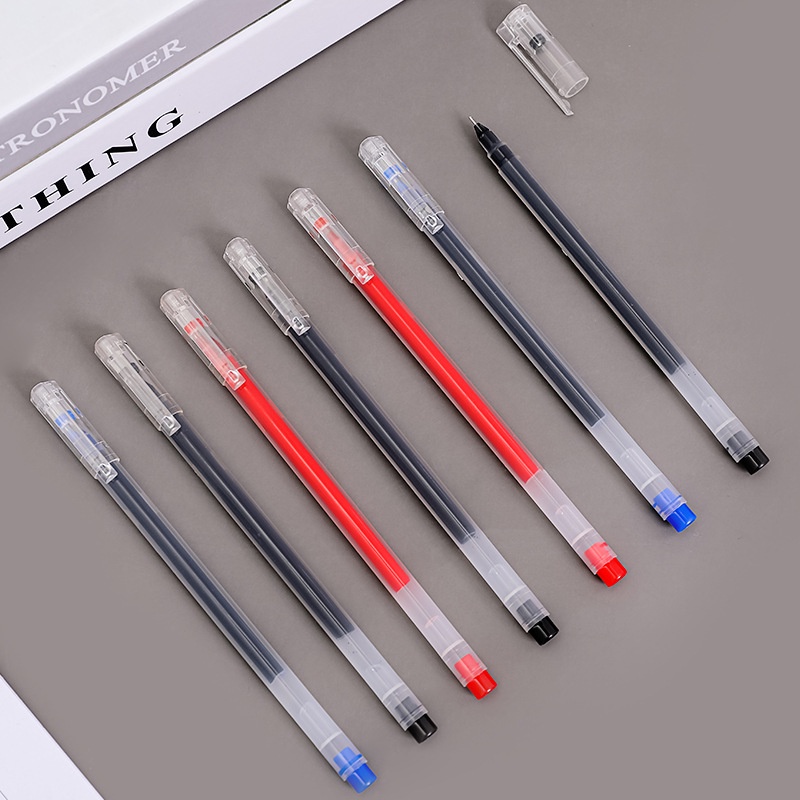 Muji Stationery Gel Pen - 0.5 مللي متر سعة كبيرة أسود/أحمر/أزرق
