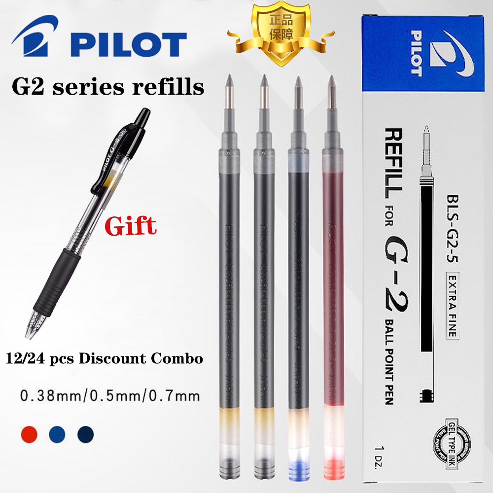 Pilot Pen G2 - 12 قطعة اليابان الأصلي الطيار هلام