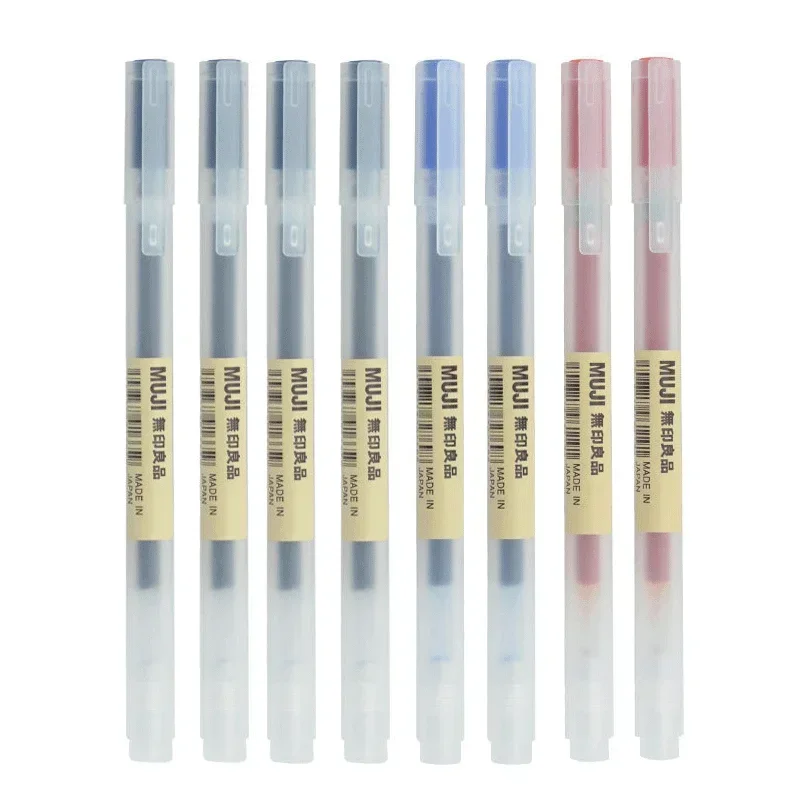6/8 قطعة/المجموعة MUJIs هلام ا - مراجعة Muji Stationery Gel Pen وسعره