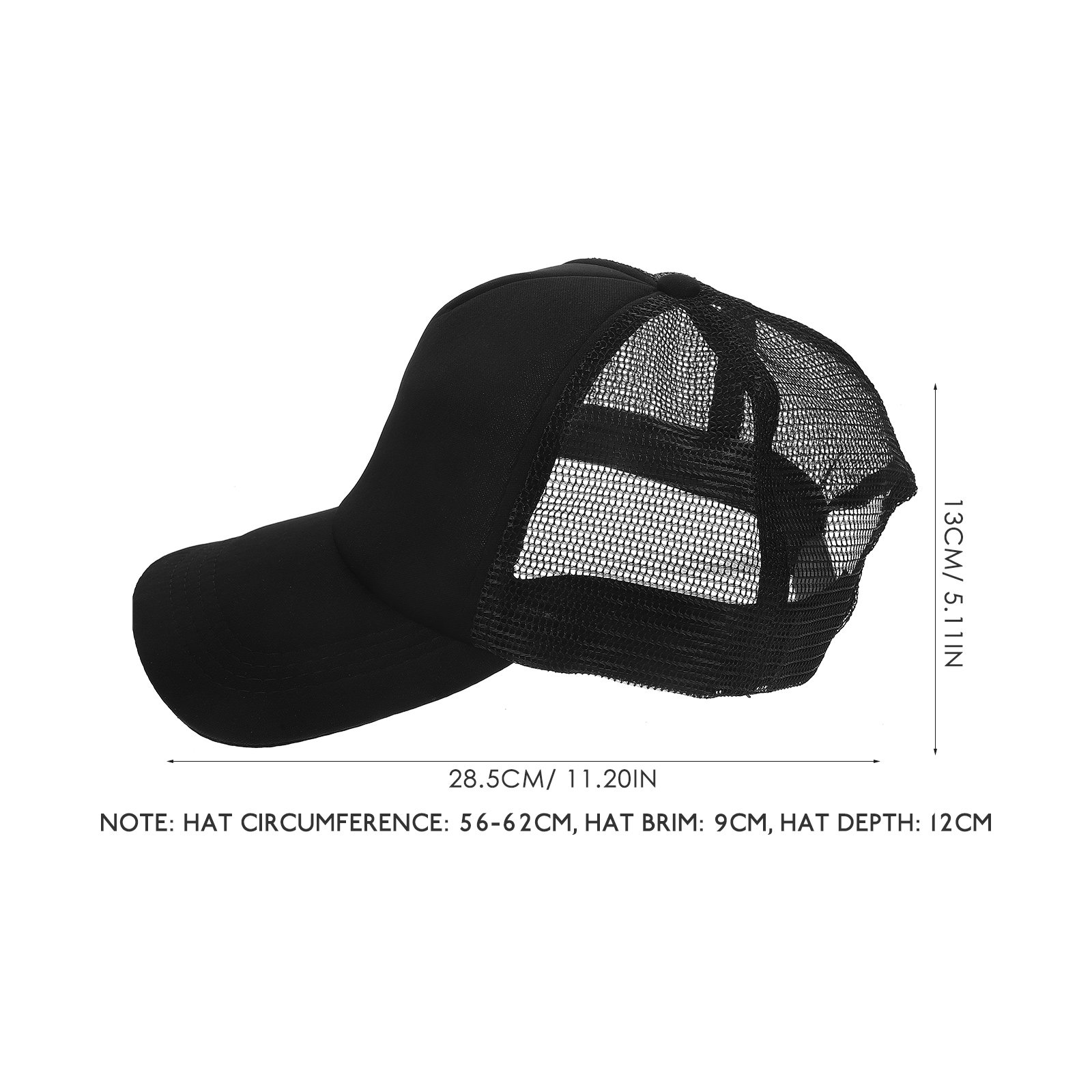 10 قطع من قبعات البيسبول الشبك - مراجعة Hat Sublimation Blank وسعره