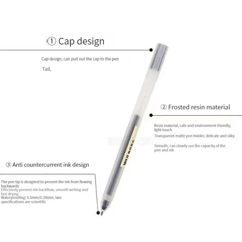 مجموعة أقلام جل MUJI (6/8 قطع) - مراجعة Muji Stationery Gel Pen وسعره