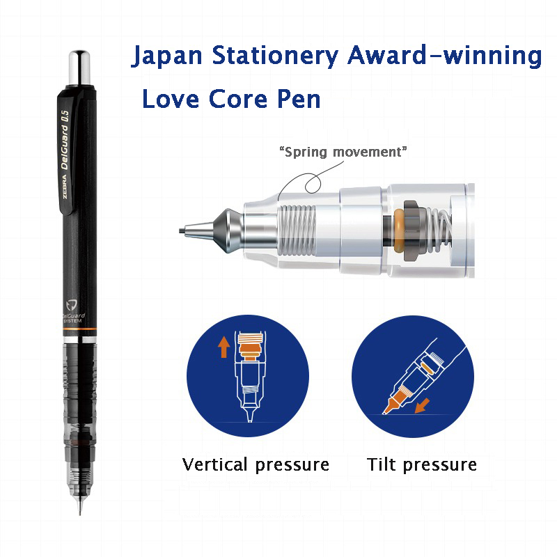 ZEBRA DelGuard قلم رصاص ميكاني - مراجعة Zebra Pen Sarasa وسعره