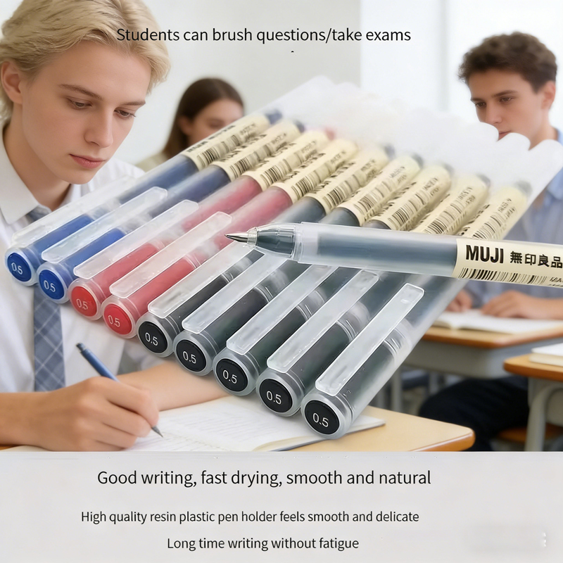 مجموعة أقلام حبر جاف MUJI (6/8 - مراجعة Muji Stationery Gel Pen وسعره