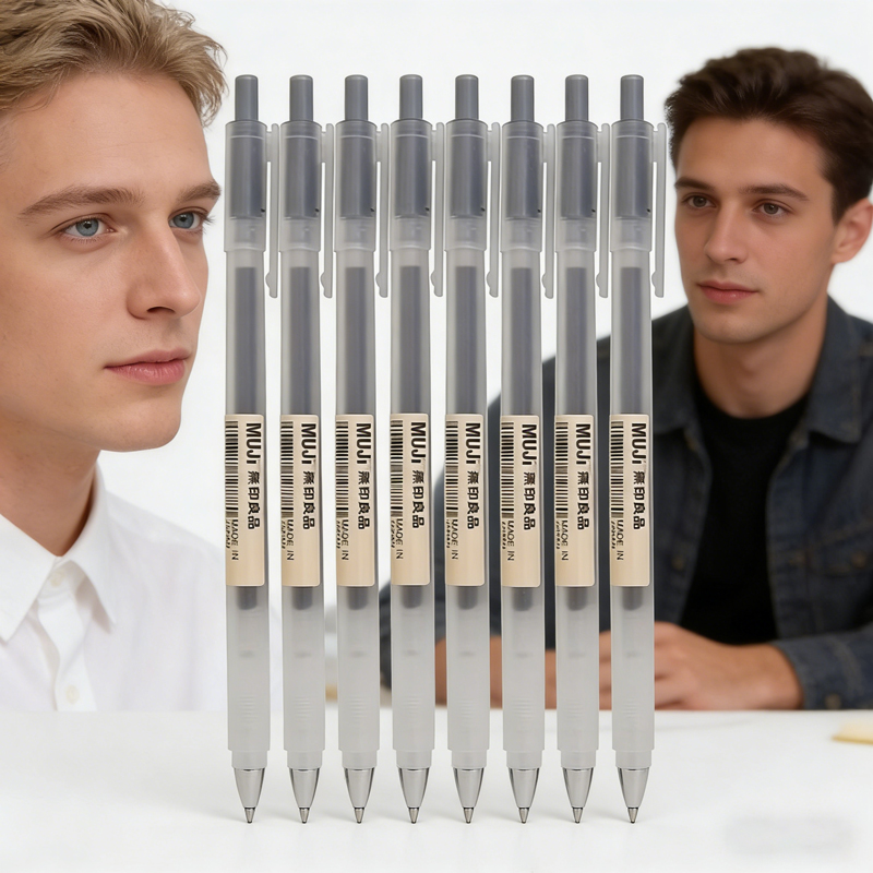 مجموعة أقلام حبر جاف MUJI (6/8 - مراجعة Muji Stationery Gel Pen وسعره