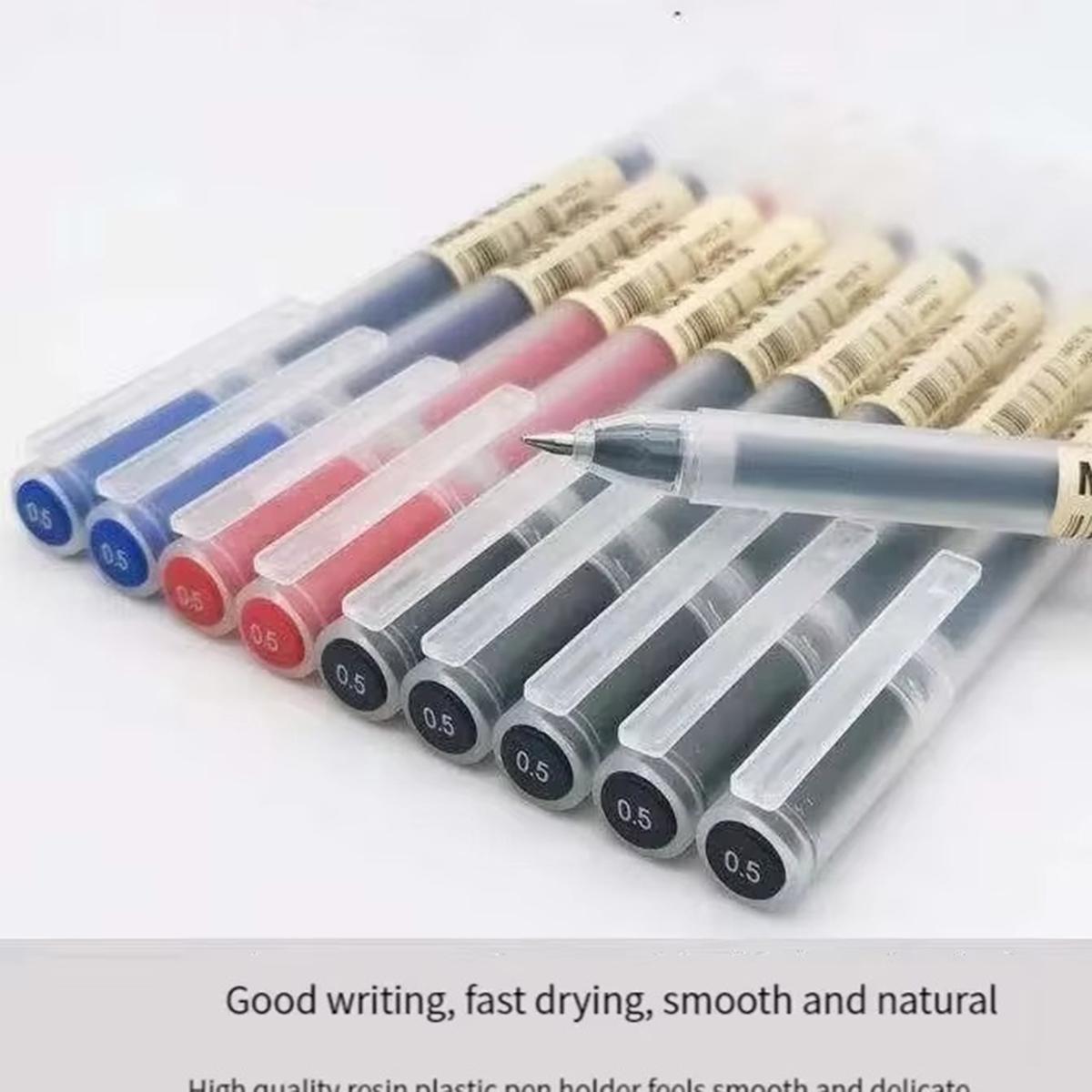 3-6 قطعة Kawaii هلام القلم أسو - مراجعة Muji Stationery Gel Pen وسعره