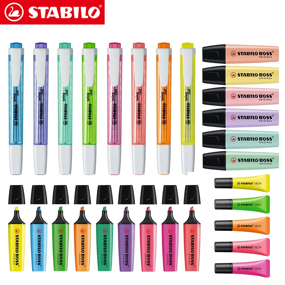 مجموعة أقلام تحديد STABILO BOS - مراجعة Stabilo Marker Swing Cool وسعره