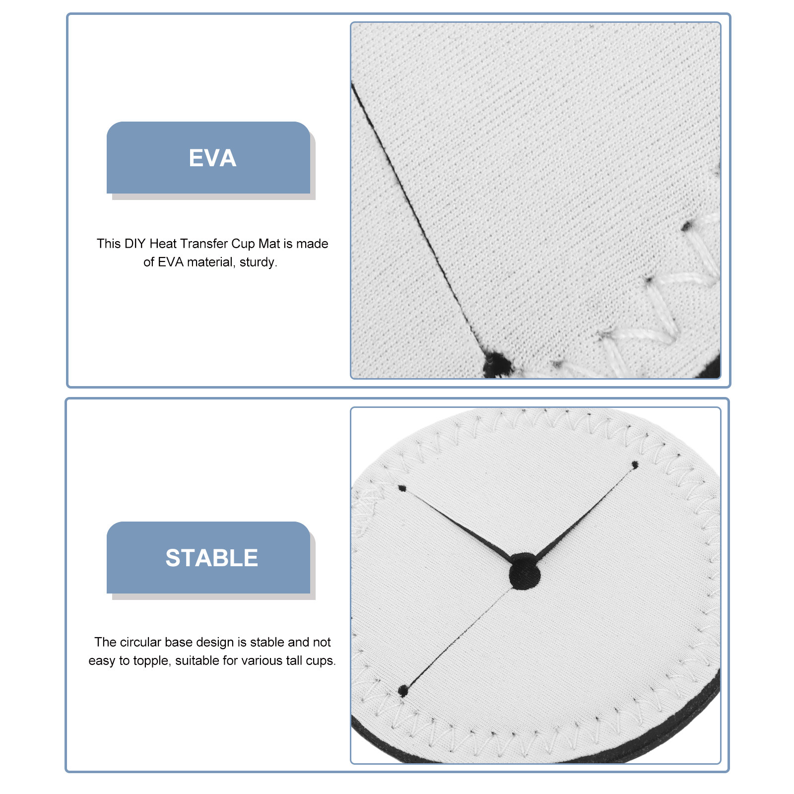 4 قطع من حاملات الأكواب الفارغ - مراجعة Coaster Sublimation Blank وسعره