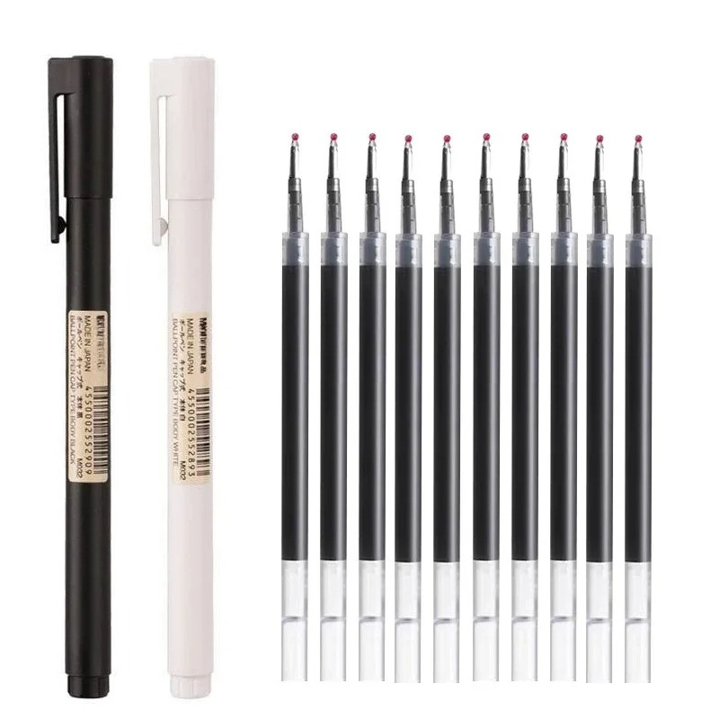 أقلام جل سوداء بسمك 0.5 مم برأ - مراجعة Muji Stationery Gel Pen وسعره