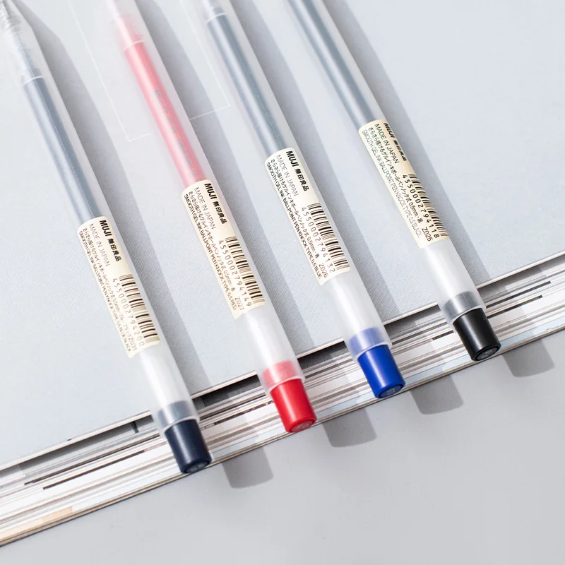 1/3 قطعة/المجموعة Kawaii MUJIs - مراجعة Muji Stationery Gel Pen وسعره