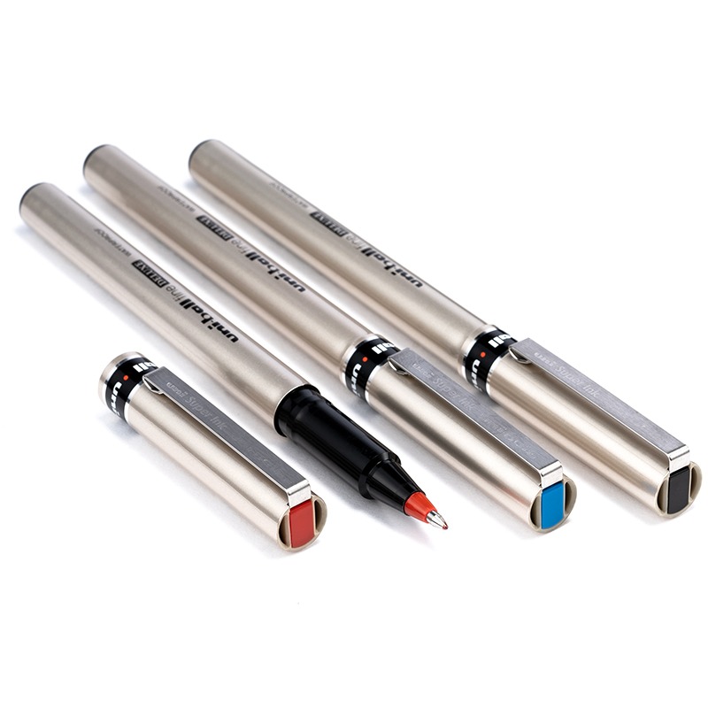 قلم ميتسوبيشي Uniball UB150/UB - مراجعة Pentel Pen Energel وسعره