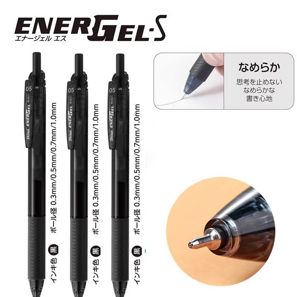 5/10 قطعة اليابان Pentel جل أق - مراجعة Pentel Pen Energel وسعره