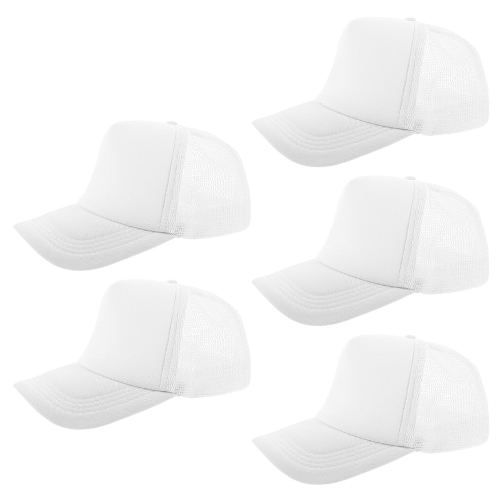 5 قطع قبعات بيسبول شبكية فارغة - مراجعة Hat Sublimation Blank وسعره