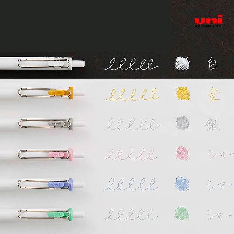 3 قطعة UNI الكرة واحد هلام الق - مراجعة Pentel Pen Energel وسعره