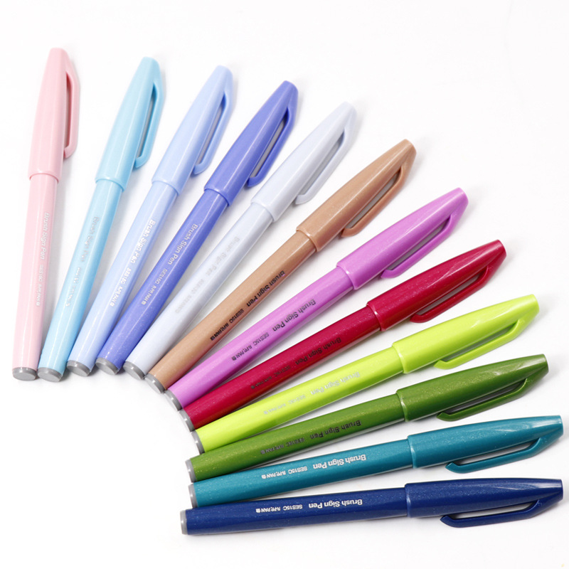 12/24 قطعة اليابان Pentel اللم - مراجعة Pentel Pen Sign Pen وسعره
